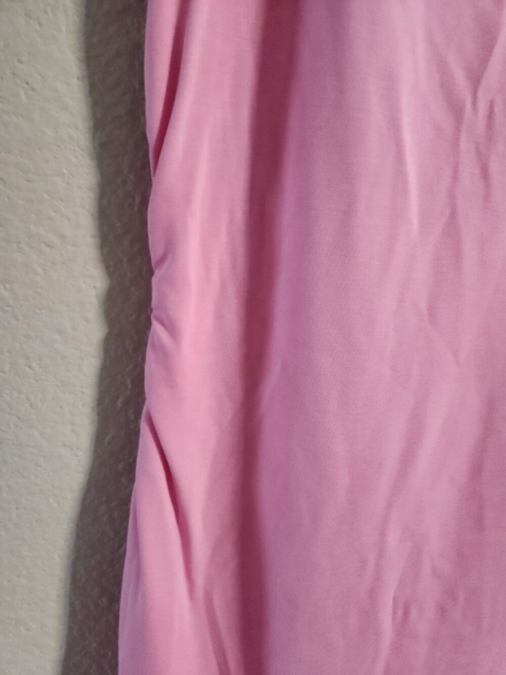 Gianni Bini NWOT Knit Mock Neck Cap Sleeve Bodycon Midi Dress Pink medium - Picture 4 of 8
